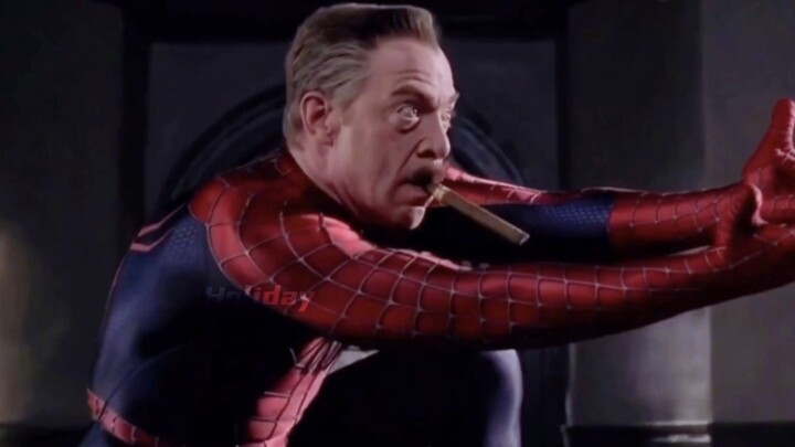 What happens when superheroes meet fans? The newspaper owner actually...