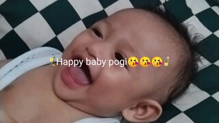 Self proclaimed pogi self problem ang maging pogi😘😘😂😂 happy baby