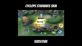 CYCLOPS STAR WARS SKIN #mlbb #mobilelegends  #StarWarsChallenge