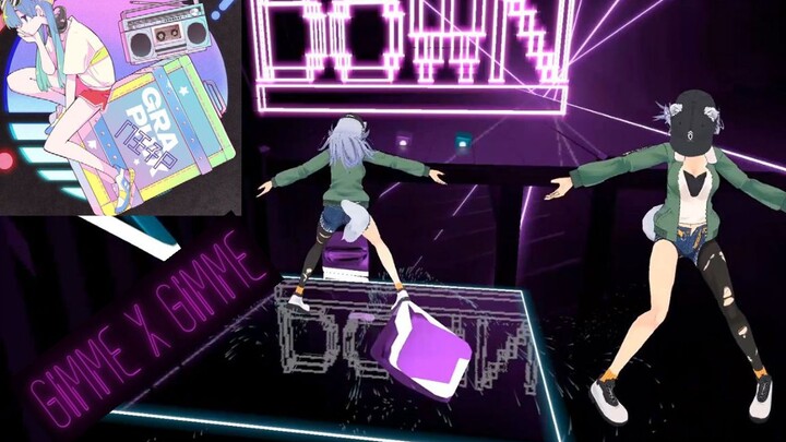 【ทิ้งดาบแสงจังหวะไป!】 Gimme x Gimme เวอร์ชันเครื่องเต้น 【ติดตามทั้งตัว】