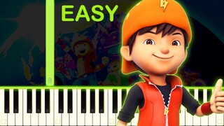 BOBOIBOY GALAXY - EASY Piano Tutorial