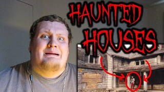 5 Haunted Houses and their Creepy Background Stories REACTION!!!