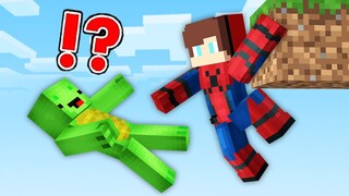 JJ Became a SPIDERMAN and Save Mikey in Minecraft - Maizen