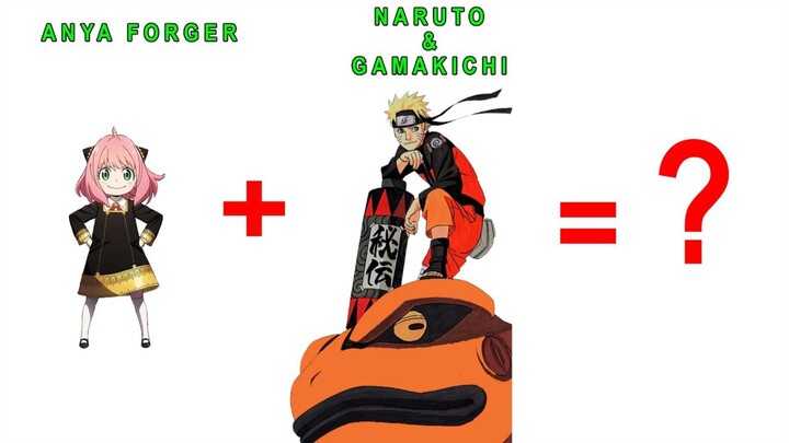 KEREN BANGET !! ANYA FORGER GABUNG NARUTO SAGE MODE