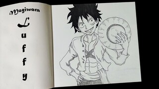 Yuk intip cara gambar Mugiwara Luffy dari One Piece💯😁