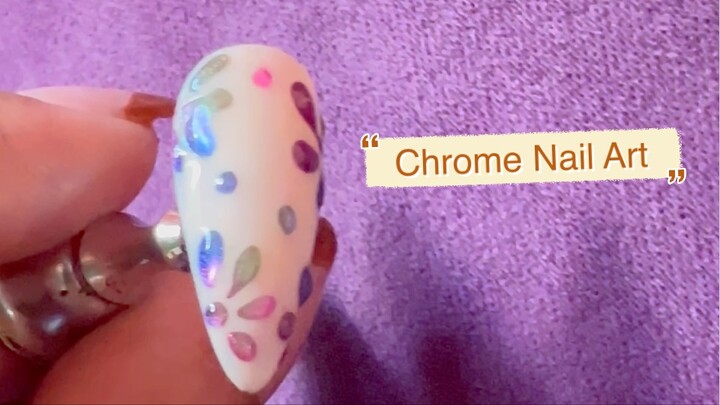 Chrome nail art
