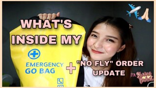 EMERGENCY GO BAG RAID + REACTION TO “NO FLY” ORDER (Wala akong lipad!!) | Flight Attendant Vlogs