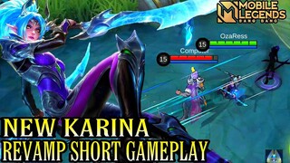 Karina Revamped Short Gameplay - Mobile Legends Bang Bang