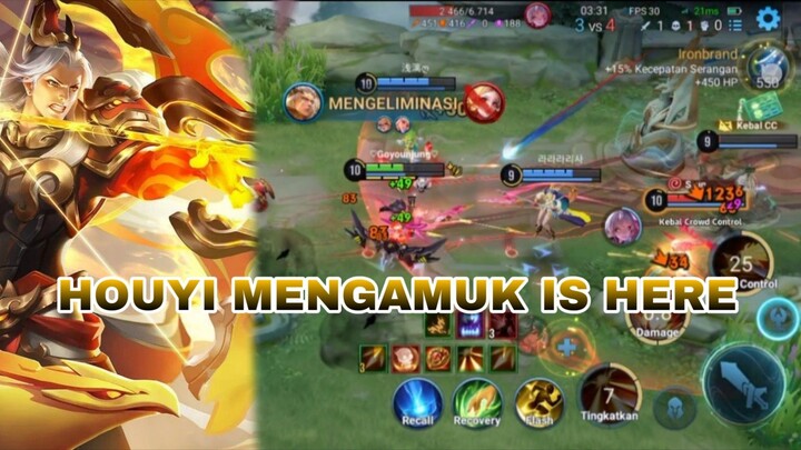 HOUYI MENGAMUK IS HERE