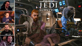 Streamers React to Star Wars Jedi Survivor Funny Moments/Glitches Part 4 (Funny Moments)