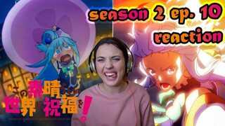 Konosuba S2 E10 -  "God's Blessing on This Wonderful Party!" Reaction