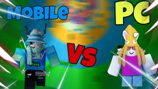 MOBILE PRO VS PC PRO??!! Tower Of Hell ROBLOX Race