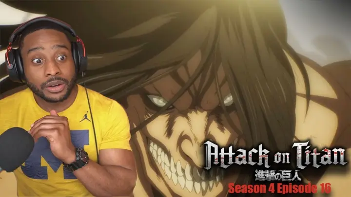 Eren Stay Ready! | Attack On Titan Season 4 Episode 16 | Reaction