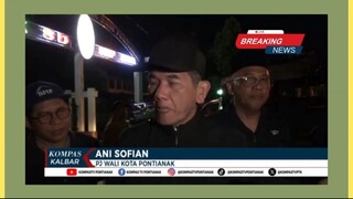 Sejumlah Jalan sempat Tergenang Air, PJ Wali Kota Tinjau Pontianak Selatan & Tenggara