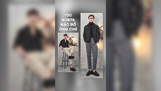 Tóc Nobita mặc đồ ông chú