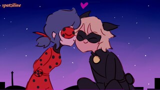 Ladybug and Chat Noir as a superhero couple [Miraculous Ladybug Comics]