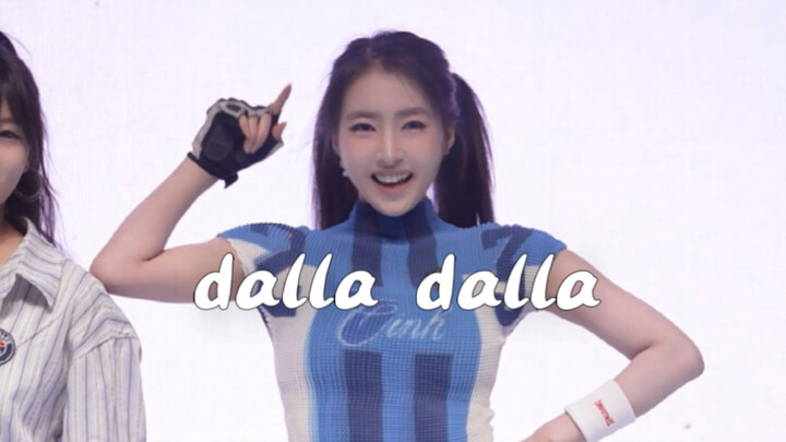"Dressed as if personally chosen by JYP," "dalla dalla" loudly declares: I love myself!
