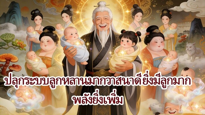 ชายหนุ่มปลุกระบบ ยิ่งมีลูกมากพลังยิ่งเพิ่ม จนสร้างตระกูลเซียนทั้งตระกูล