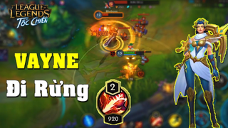 Liên Minh  Tốc Chiến__Được Riot Tặng Trang Phục Vayne Hồ Quang__Lần Đầu Thử Cầm Vayne Đi Rừng