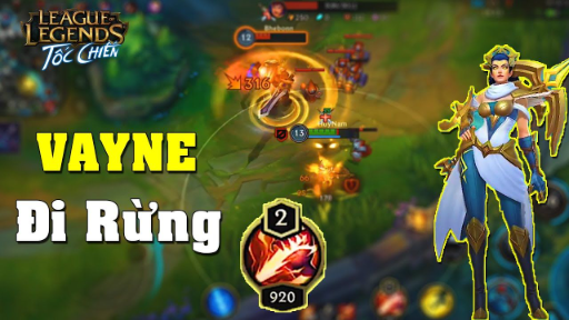 Liên Minh  Tốc Chiến__Được Riot Tặng Trang Phục Vayne Hồ Quang__Lần Đầu Thử Cầm Vayne Đi Rừng