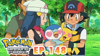 Pokémon Diamond and Pearl EP148 พิคาชู โพจามะแย่แล้ว Pokémon Thailand Official