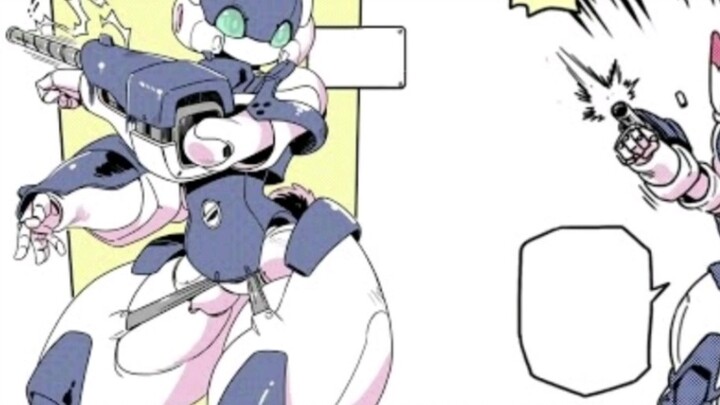 Rabbit robot is also a human...