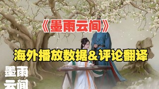 【海外评论】《墨雨云间》海外播放数据统计&复仇爽剧，情节紧凑，第一集就看哭不少外国观众，吐槽抠门，一天就更新一集！