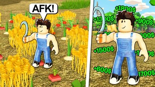 AFK FARMING CROPS MAKES YOU A MILLIONAIRE! Roblox Islands