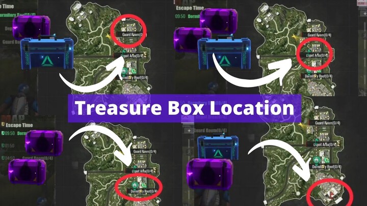 Location of Treasure Box Reveal in Rules of Survival 2.0