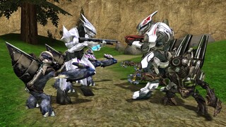 Halo 1 Grunts and Elites VS. Halo Reach Grunts and Elites