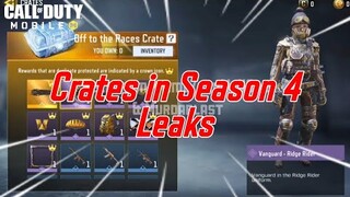 **leaks** ALL CRATES IN SEASON 4 | COD MOBILE