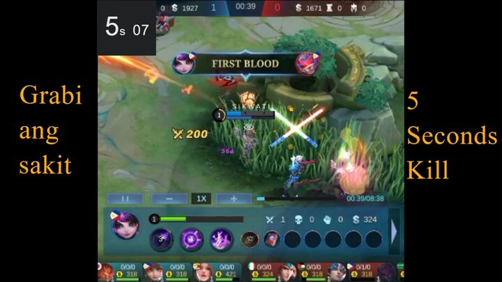 5 seconds kill Lylia easy game | SIKWATI MLBB Gameplay