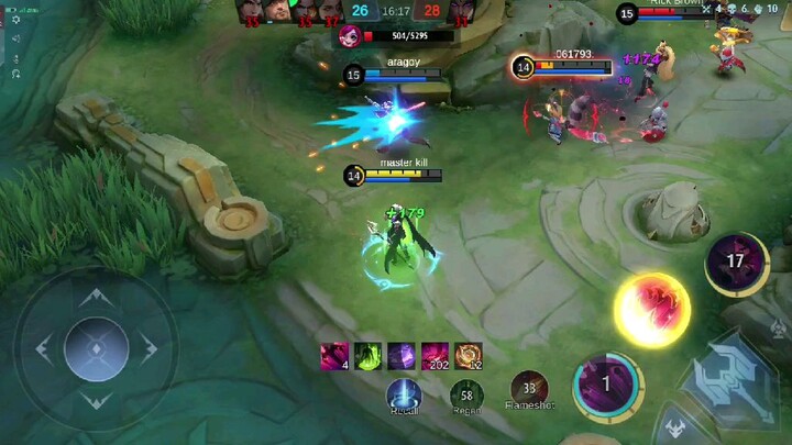 dito  di nila alam ng pa pid lng ako peto sa late game pla ako babawi