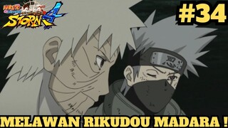 Kakashi Ft Obito VS Rikudo Madara ! Naruto Shippuden Ultimate Ninja Storm 4 Indonesia #34