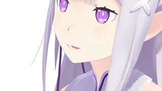 Re : Zero Emilia Lap Pillow Song Bouya no Yume yo ぼうやの夢よ EMILIA MMD [ENG & ROMAJI LYRICS]