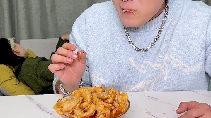 #مخالب دجاج بدون عظام بالليمون اليوم أفزعت بين بين لدرجة شكّت في حياتها #حياة الأزواج اليومية #خدعة 