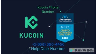 Kucoin 1 (858.360.4456) Toll Free Number