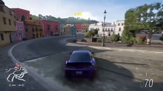 4k Drifting supra car in the street Forza horizon 5