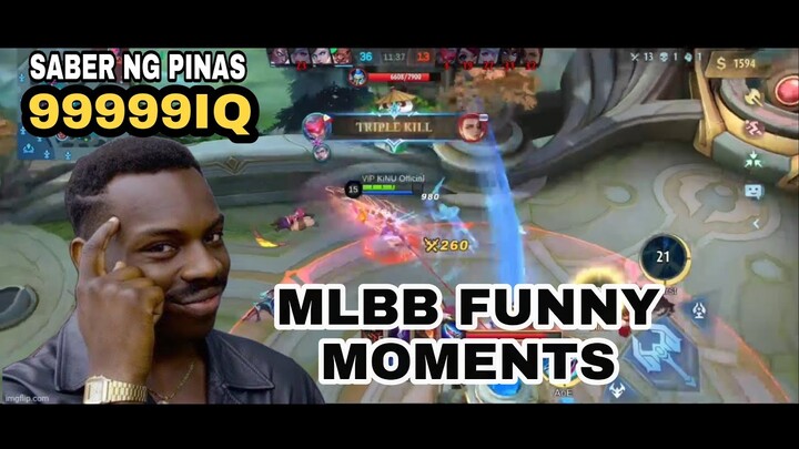 SABER NG PINAS MLBB WTF FUNNY MOMENTS MEMES