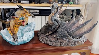 Black and big! Dragon cancer ecstasy! Dragon Border Black Dragon GK statue unboxing