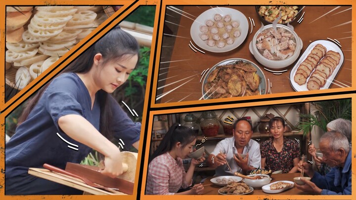 Gali Akar Teratai Pakai Tangan, Buat Makanan Khas Yunnan untuk Keluarga!