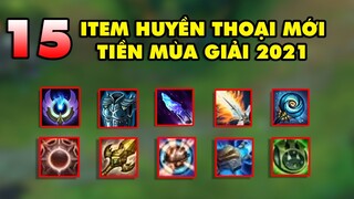 TOP 15 trang bị Huyền Thoại mới Tiền Mùa Giải 2021 bá đạo đến mức nào trong LMHT?