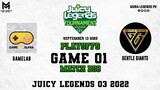 Gamelab vs Gentle Giants Game 01 PLAYOFFS | Juicy Legends Q3 2022