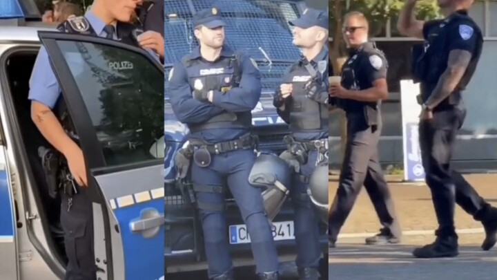 ตำรวจหน้าตาดีต่างแดนฮอร์โมนพุ่งปรี๊ด ดูแล้วฟินจนใจละลายเลย!