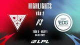 OMG vs EDG | Highlights - Game 2 | Tuần 5 Ngày 1 | LPL Mùa Hè 2022