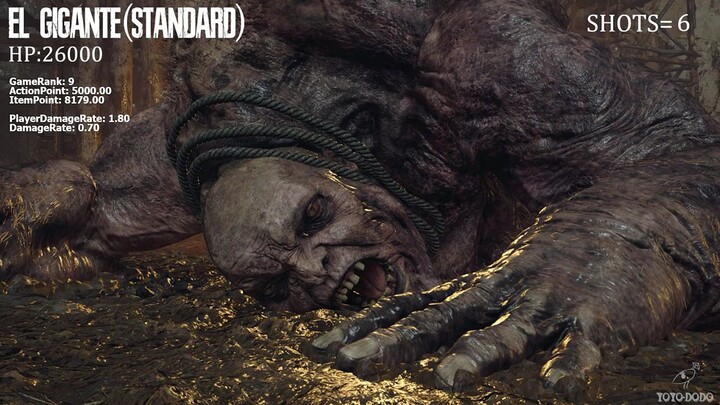 Resident Evil 4 Remake - Bosses Durability Comparison (Standard vs Professional)