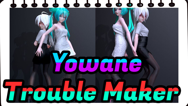 Yowane|Siap Semuaâ¤ï¸ stocking+rok + sekertaris OLâ¤Trouble Maker[Hatsune&Yowane]