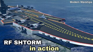 Modern Warships: RF SHTORM in action.  online match gameplay.
