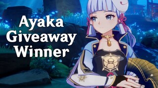 Ayaka Giveaway Winner Announcement