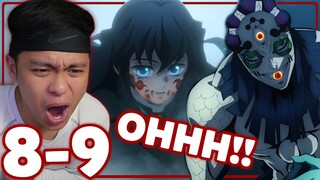 MUICHIRO SOLOS?! | Demon Slayer Season 3 Episode 8-9 Reaction